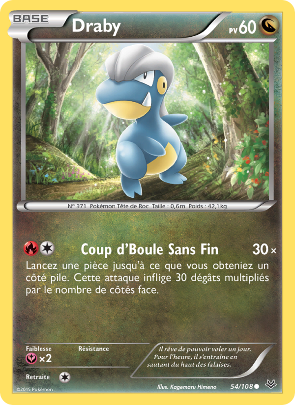 Draby 54 — Roaring Skies (French Pokémon TCG card)