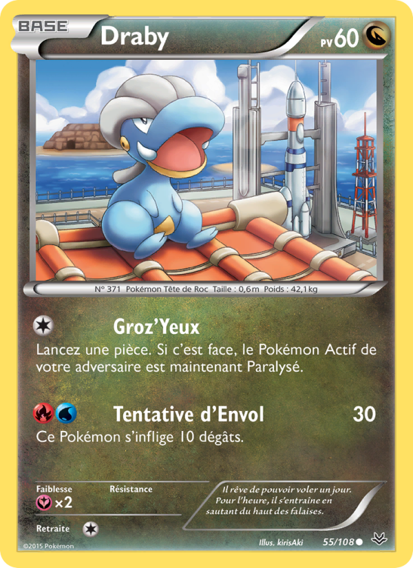 Draby 55 — Roaring Skies (French Pokémon TCG card)