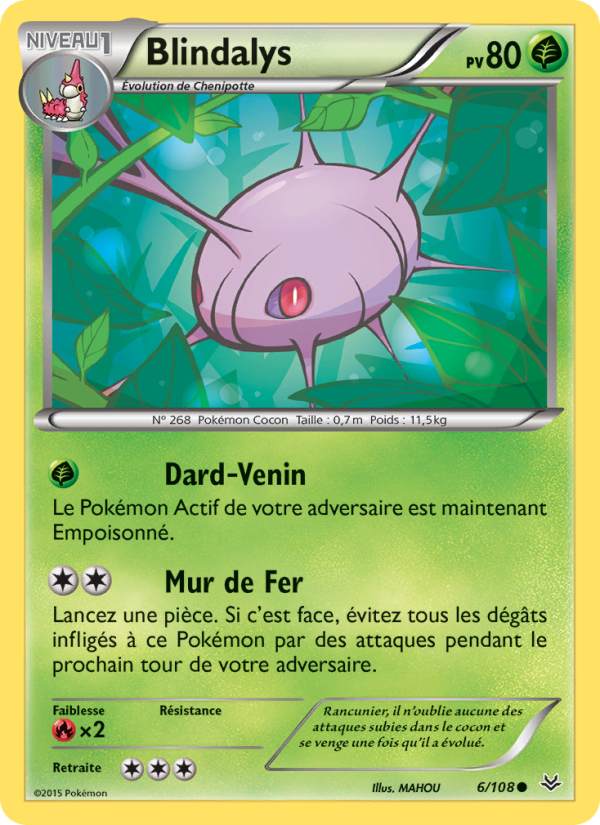 Blindalys 6 — Roaring Skies (French Pokémon TCG card)
