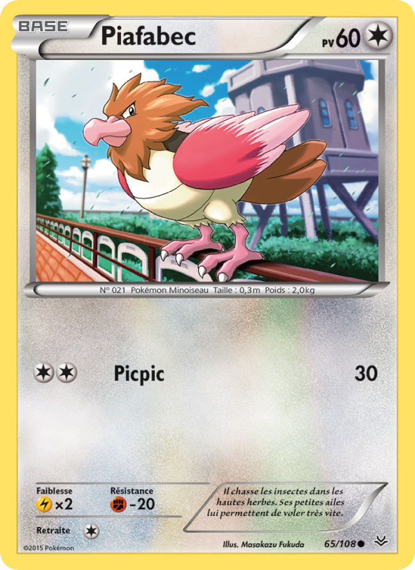 Piafabec 65 — Roaring Skies (French Pokémon TCG card)