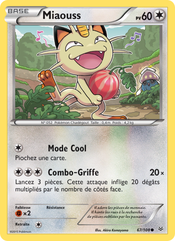 Miaouss 67 — Roaring Skies (French Pokémon TCG card)