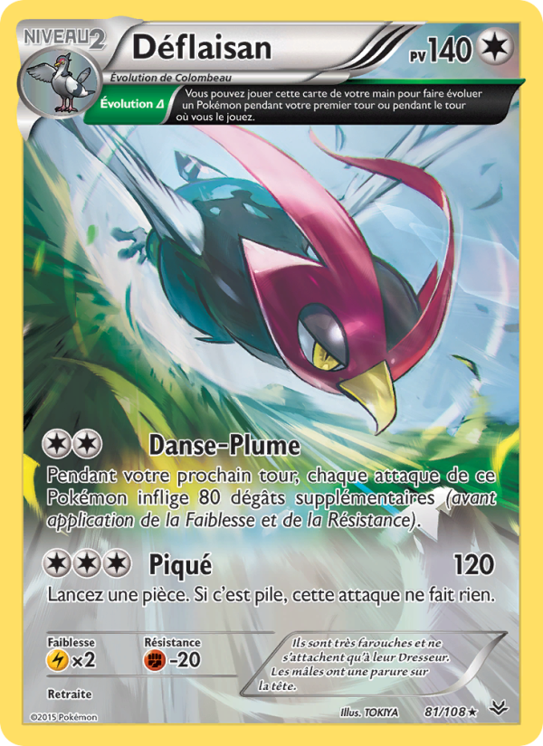 Déflaisan 81 — Roaring Skies (French Pokémon TCG card)