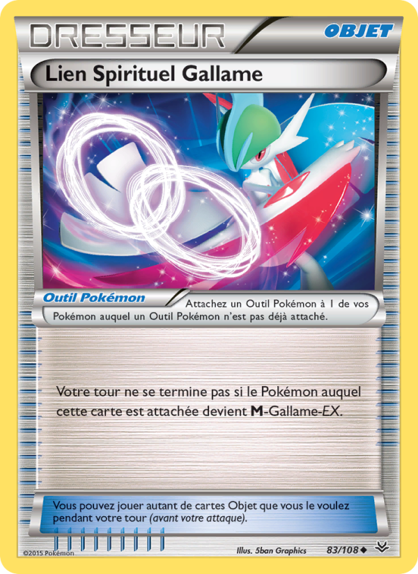 Lien Spirituel Gallame 83 — Roaring Skies (French Pokémon TCG card)