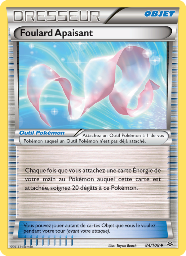 Foulard Apaisant 84 — Roaring Skies (French Pokémon TCG card)