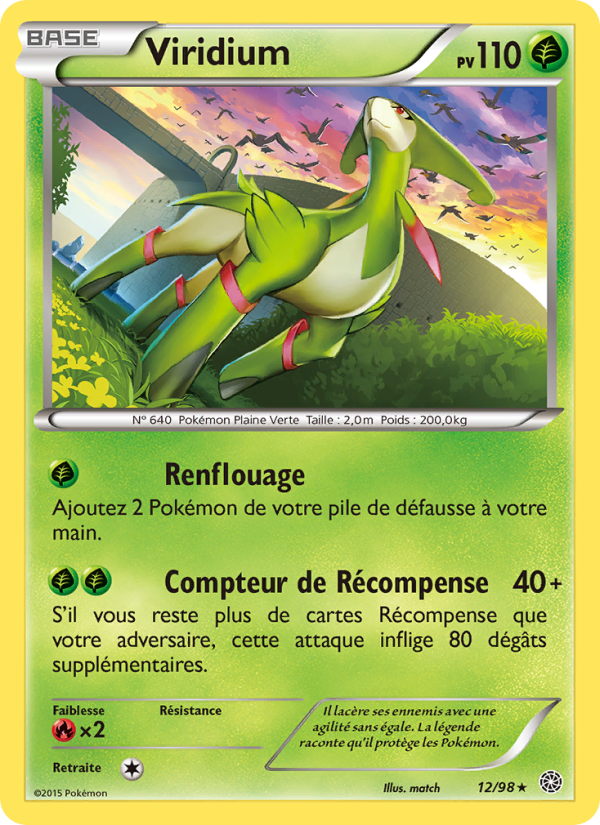 Viridium 12 — Ancient Origins (French Pokémon TCG card)