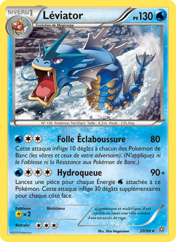 Léviator 20 — Ancient Origins (French Pokémon TCG card)