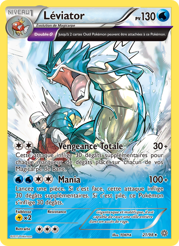 Léviator 21 — Ancient Origins (French Pokémon TCG card)