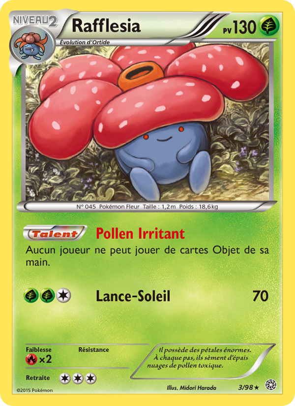 Rafflesia 3 — Ancient Origins (French Pokémon TCG card)