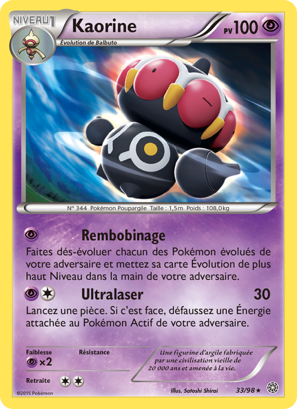 Kaorine 33 — Ancient Origins (French Pokémon TCG card)