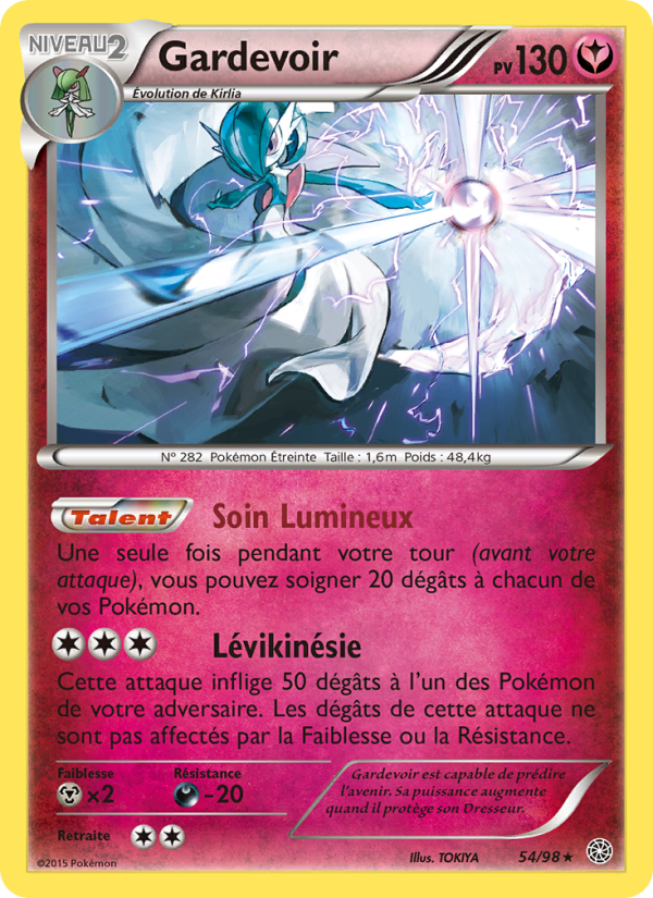 Gardevoir 54 — Ancient Origins (French Pokémon TCG card)