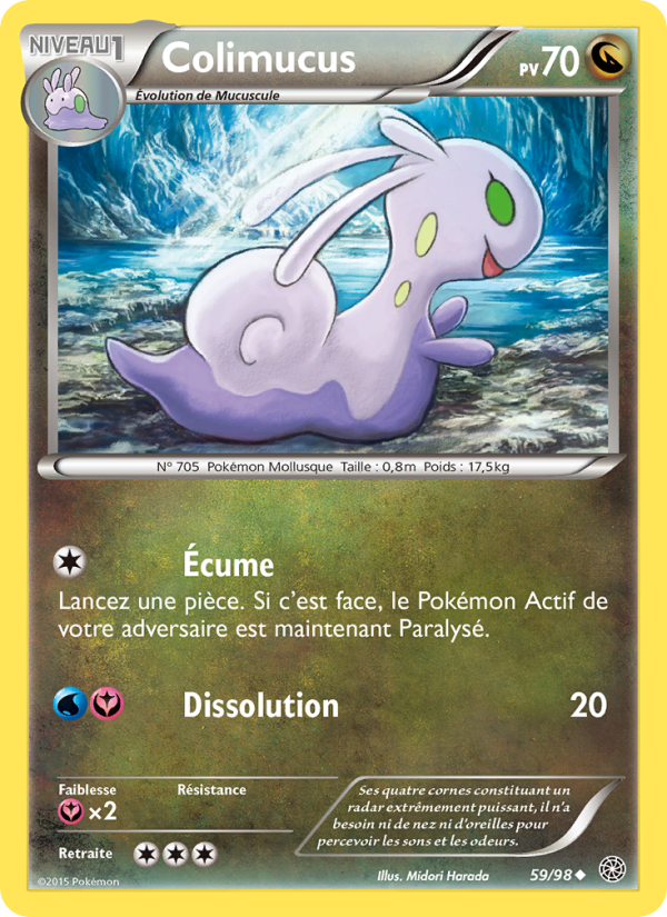 Colimucus 59 — Ancient Origins (French Pokémon TCG card)