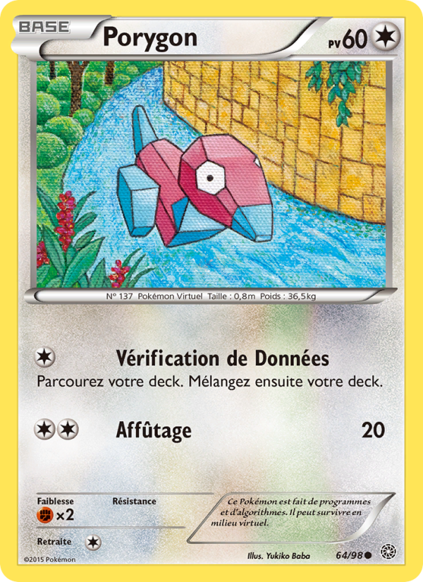 Porygon 64 — Ancient Origins (French Pokémon TCG card)