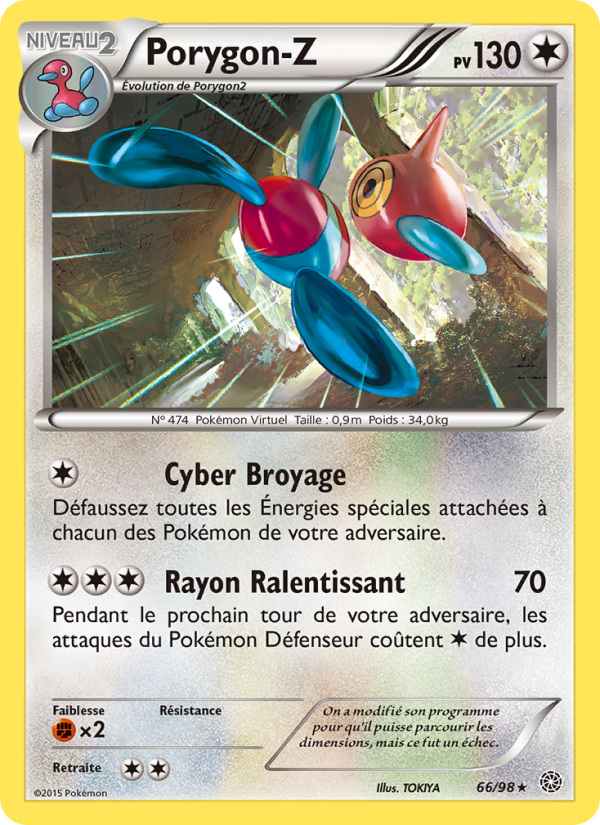 Porygon-Z 66 — Ancient Origins (French Pokémon TCG card)