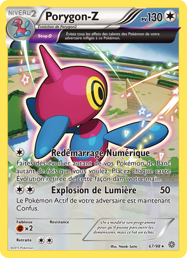 Porygon-Z 67 — Ancient Origins (French Pokémon TCG card)