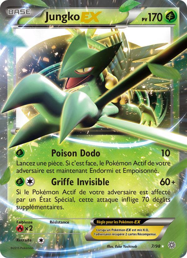 Jungko EX 7 — Ancient Origins (French Pokémon TCG card)