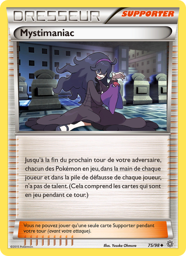 Mystimaniac 75 — Ancient Origins (French Pokémon TCG card)