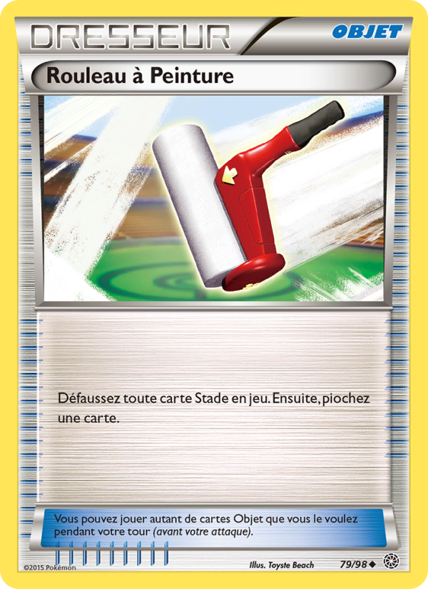 Rouleau à Peinture 79 — Ancient Origins (French Pokémon TCG card)
