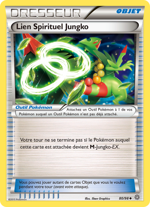Lien Spirituel Jungko 80 — Ancient Origins (French Pokémon TCG card)