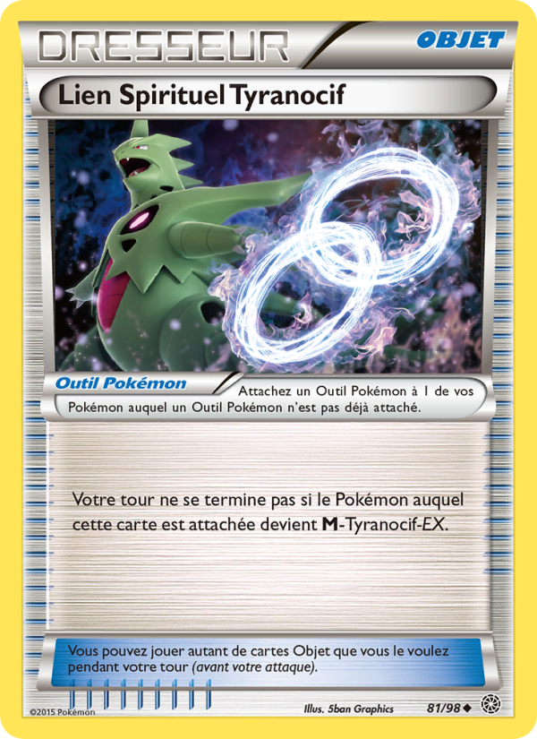 Lien Spirituel Tyranocif 81 — Ancient Origins (French Pokémon TCG card)