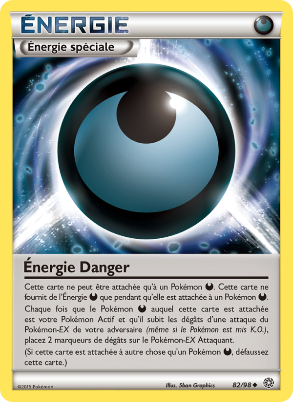 Énergie Danger 82 — Ancient Origins (French Pokémon TCG card)