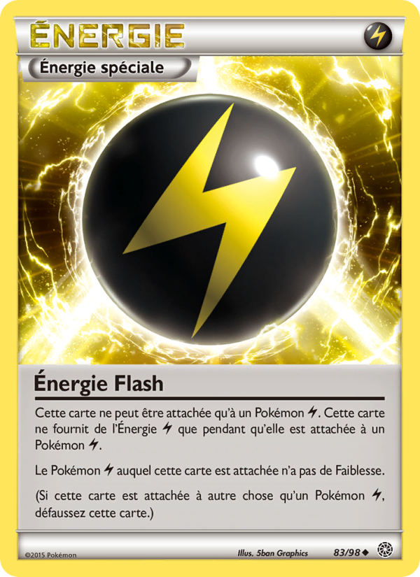 Énergie Flash 83 — Ancient Origins (French Pokémon TCG card)