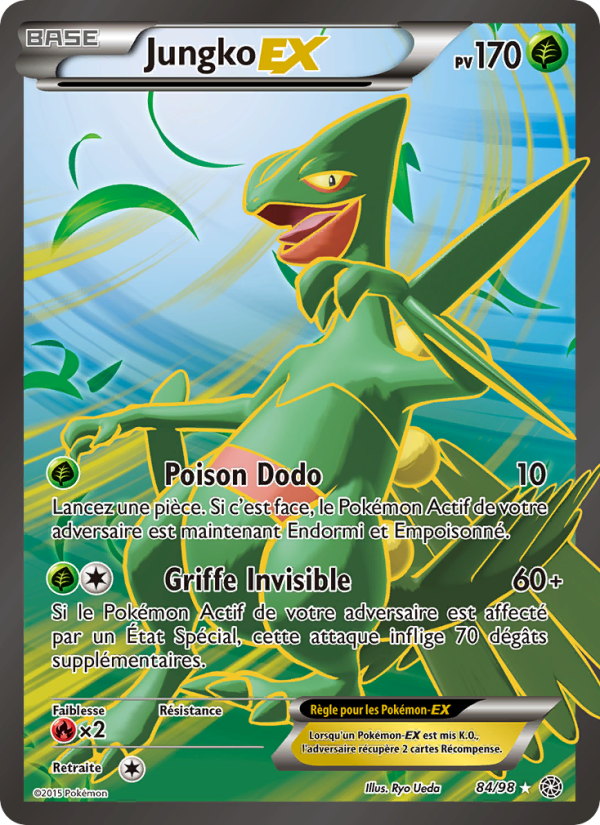 Jungko EX 84 — Ancient Origins (French Pokémon TCG card)