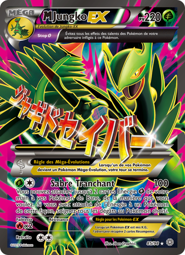 M-Jungko EX 85 — Ancient Origins (French Pokémon TCG card)
