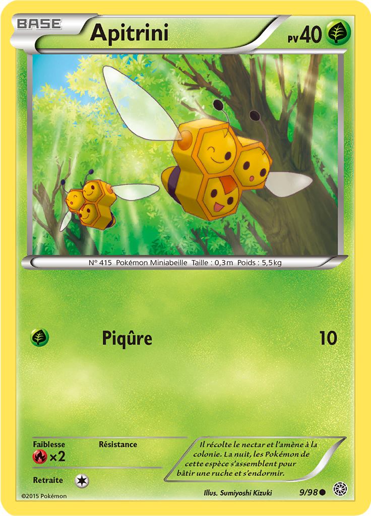 Apitrini 9 — Ancient Origins (French Pokémon TCG card)