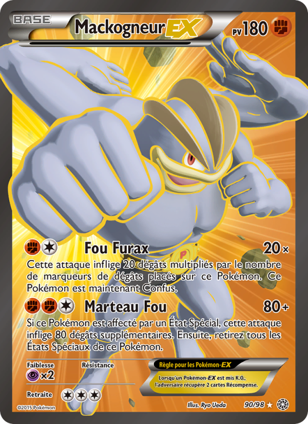 Mackogneur EX 90 — Ancient Origins (French Pokémon TCG card)