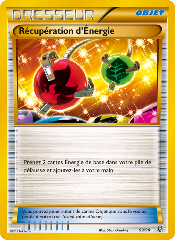 Récupération d'Énergie 99 — Ancient Origins (French Pokémon TCG card)