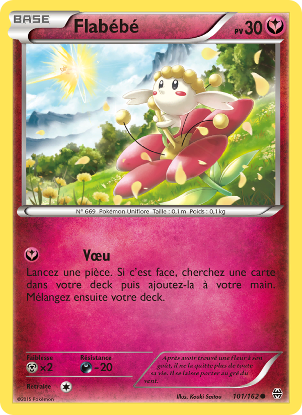 Flabébé 101 — BREAKthrough (French Pokémon TCG card)