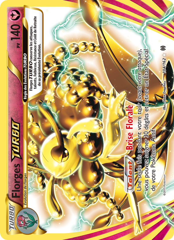 Florges TURBO 104 — BREAKthrough (French Pokémon TCG card)