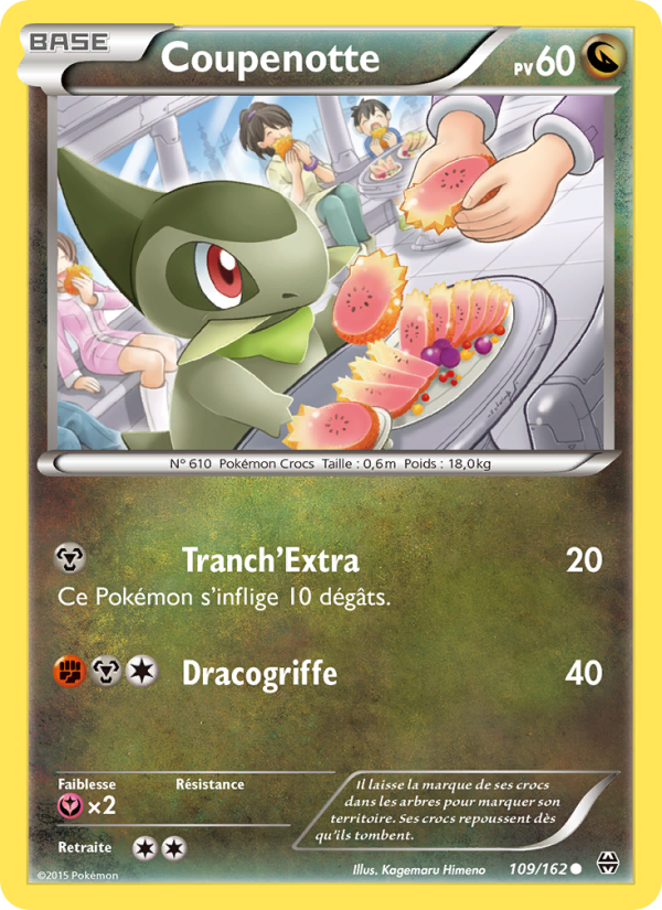 Coupenotte 109 — BREAKthrough (French Pokémon TCG card)