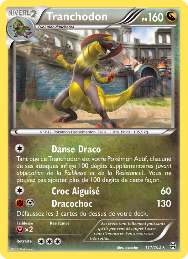 Tranchodon 111 — BREAKthrough (French Pokémon TCG card)