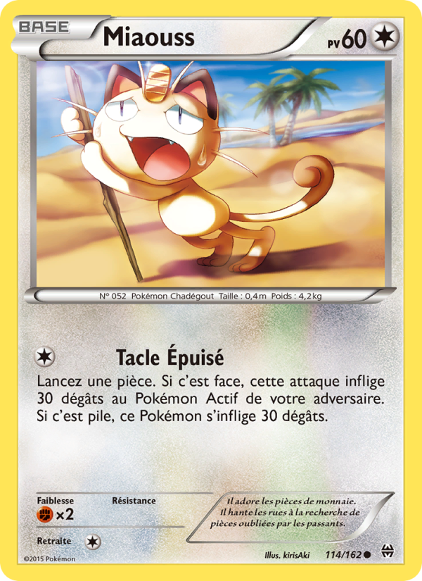 Miaouss 114 — BREAKthrough (French Pokémon TCG card)