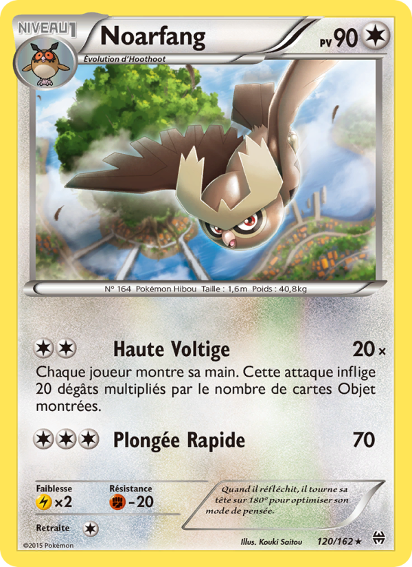 Noarfang 120 — BREAKthrough (French Pokémon TCG card)