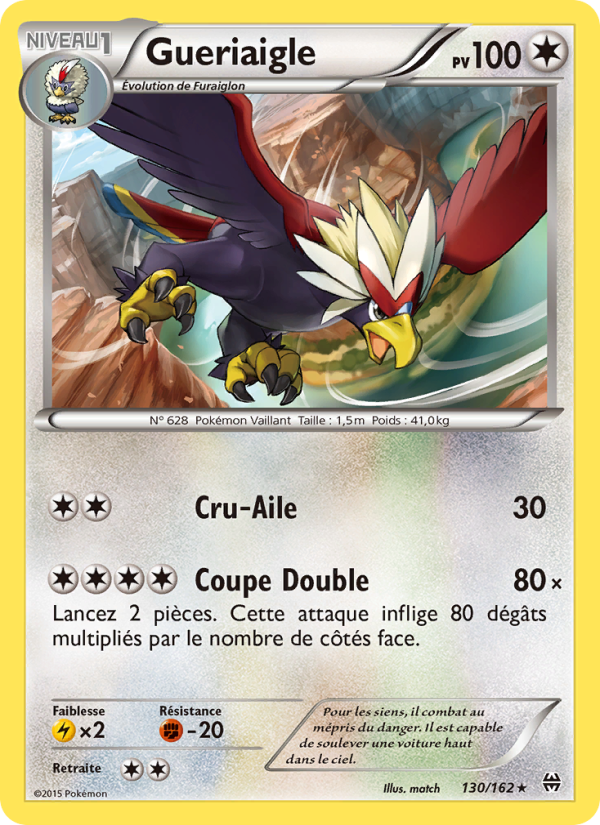 Gueriaigle 130 — BREAKthrough (French Pokémon TCG card)