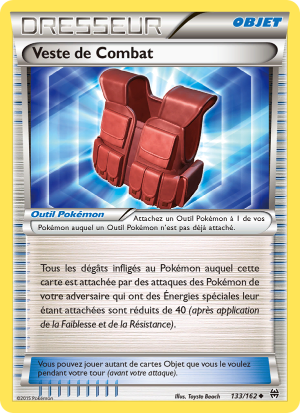 Veste de Combat 133 — BREAKthrough (French Pokémon TCG card)