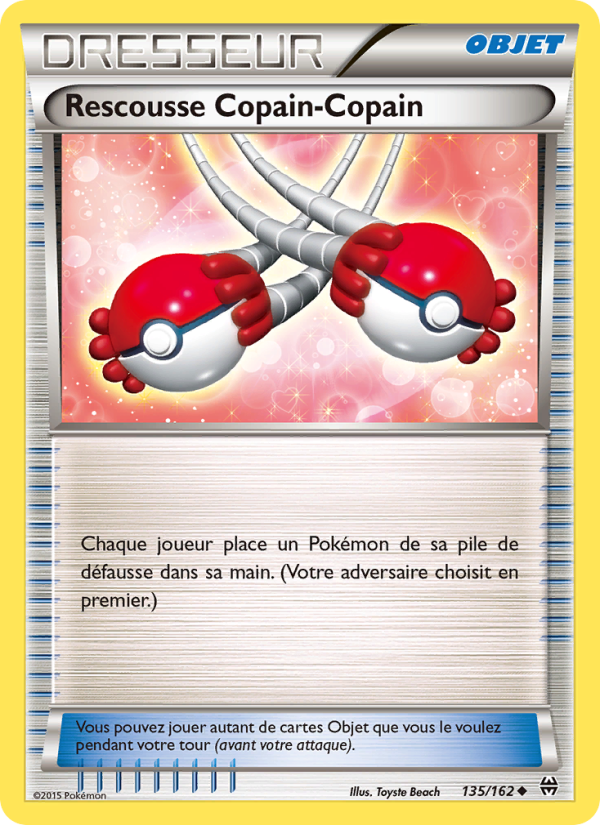 Rescousse Copain-Copain 135 — BREAKthrough (French Pokémon TCG card)