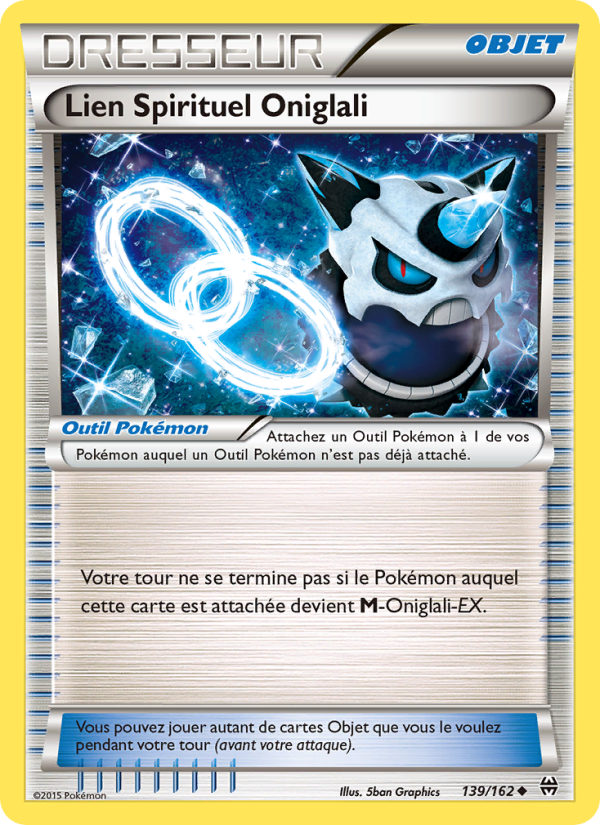 Lien Spirituel Oniglali 139 — BREAKthrough (French Pokémon TCG card)