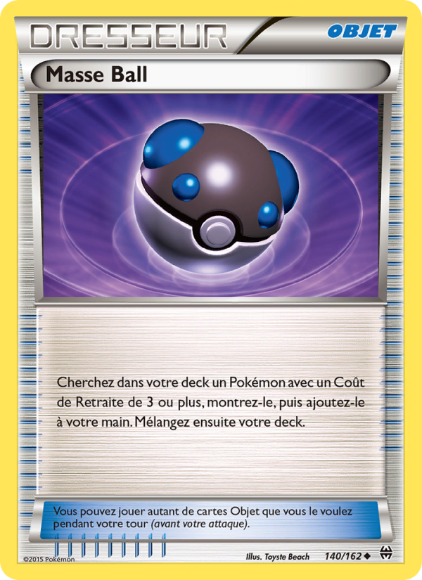 Masse Ball 140 — BREAKthrough (French Pokémon TCG card)