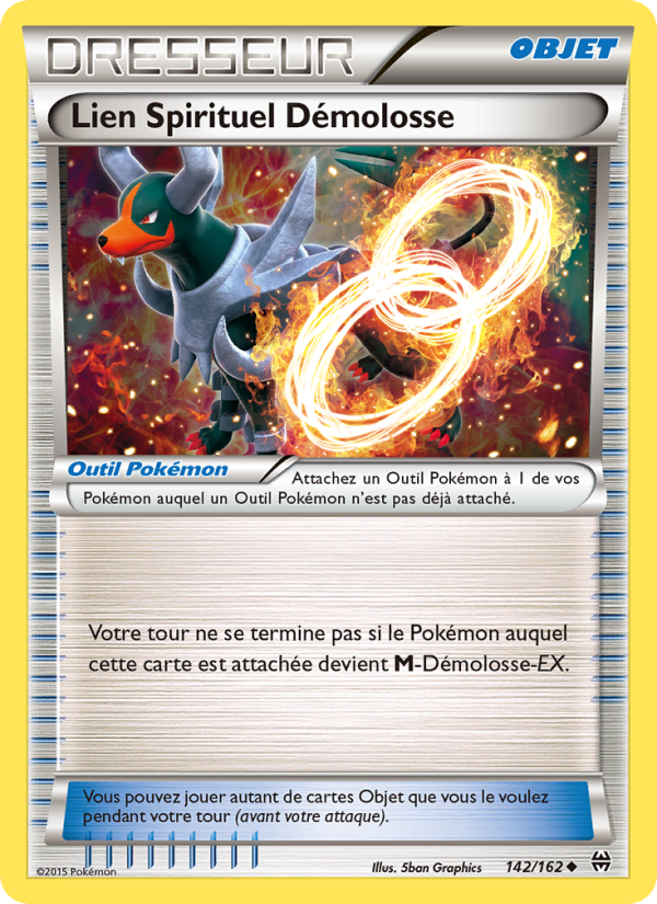Lien Spirituel Démolosse 142 — BREAKthrough (French Pokémon TCG card)
