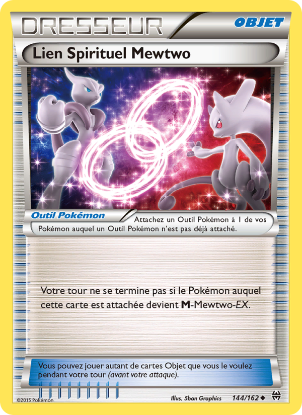 Lien Spirituel Mewtwo 144 — BREAKthrough (French Pokémon TCG card)