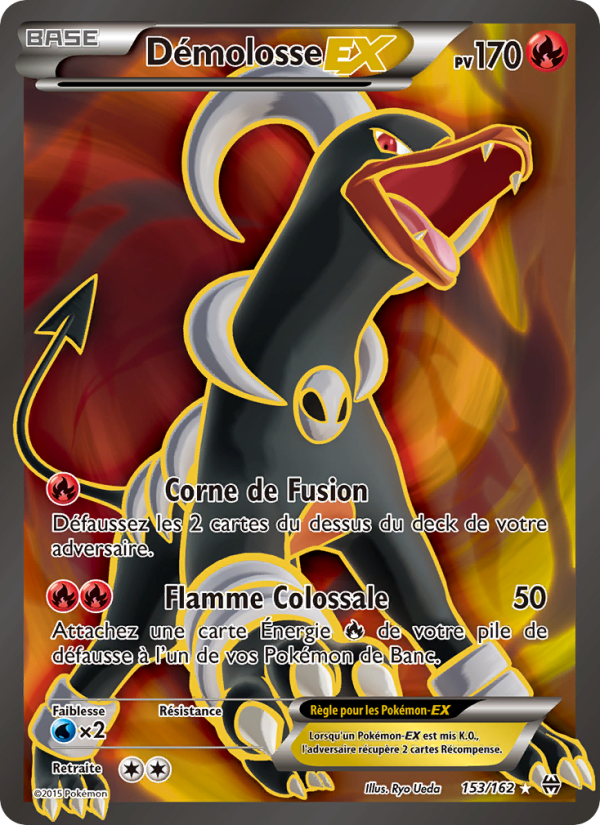 Démolosse EX 153 — BREAKthrough (French Pokémon TCG card)
