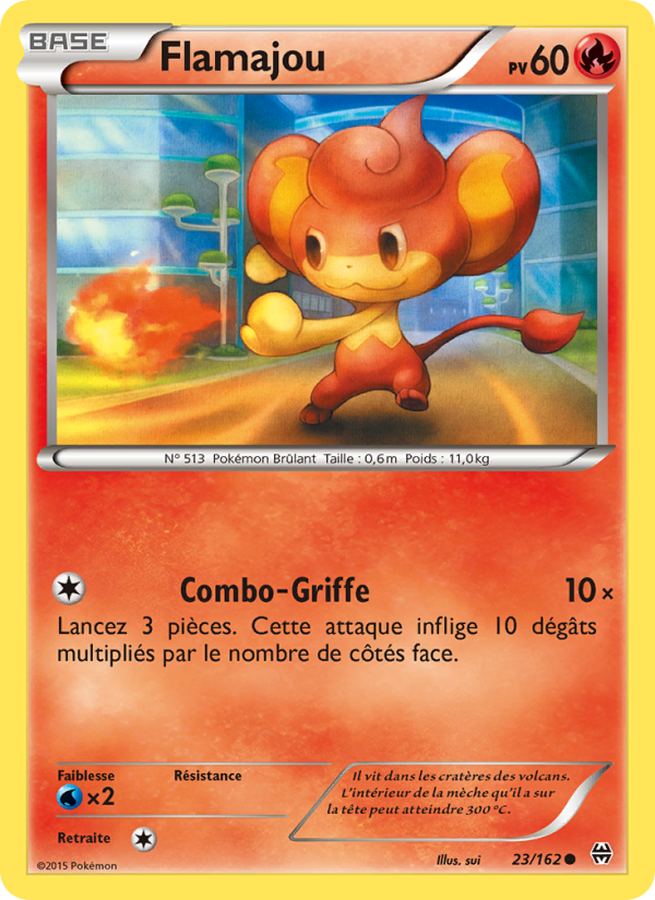Flamajou 23 — BREAKthrough (French Pokémon TCG card)