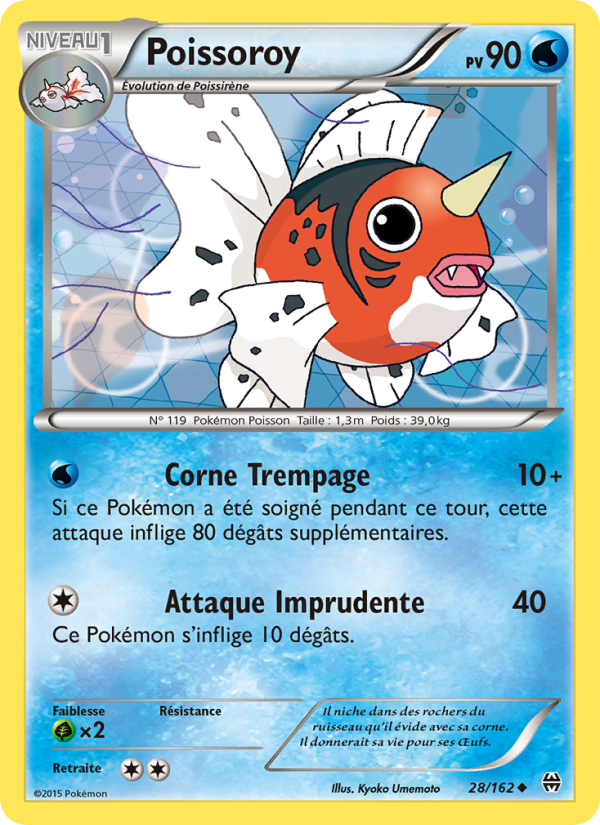 Poissoroy 28 — BREAKthrough (French Pokémon TCG card)