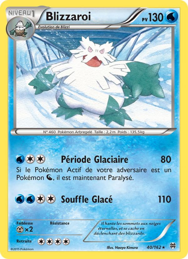 Blizzaroi 40 — BREAKthrough (French Pokémon TCG card)