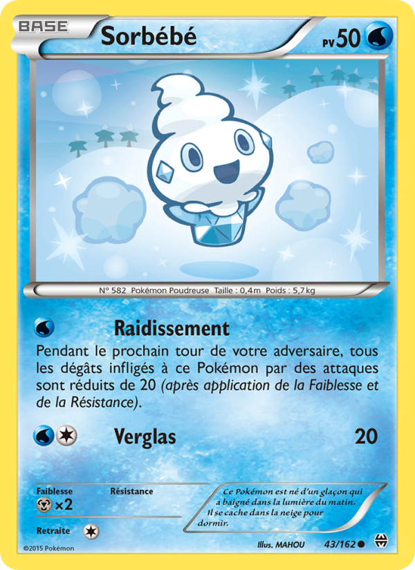 Sorbébé 43 — BREAKthrough (French Pokémon TCG card)