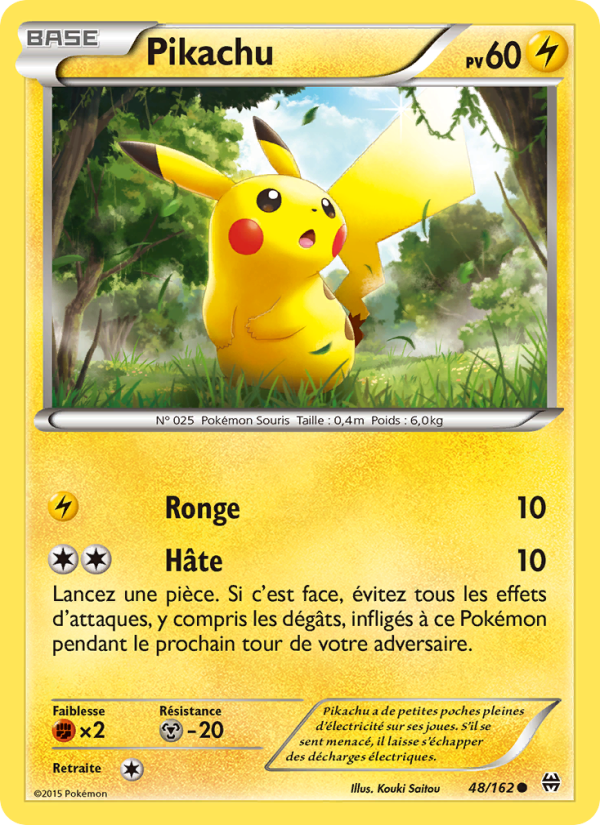 Pikachu 48 — BREAKthrough (French Pokémon TCG card)