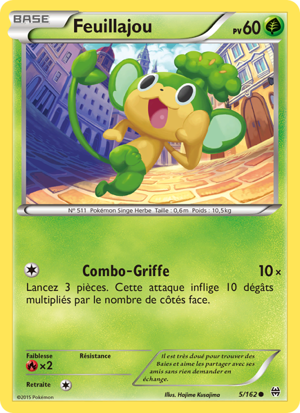 Feuillajou 5 — BREAKthrough (French Pokémon TCG card)